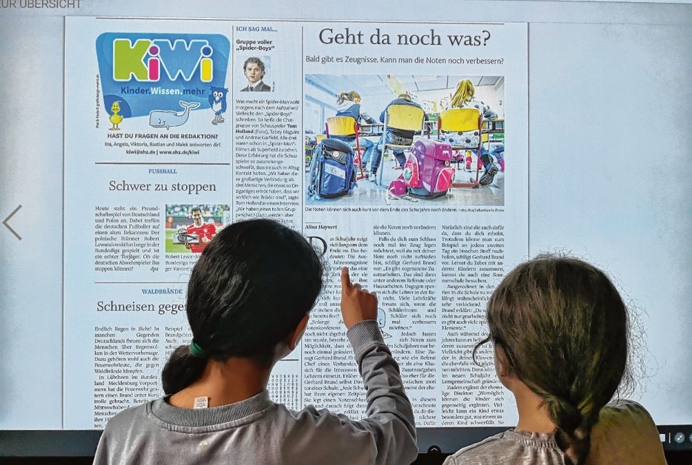 Zeitung in der Schule